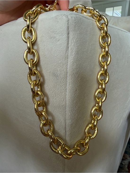 1AR Jewelry - 1AR Italy Gold Link Chain Necklace - Women's Fashion Jewelry
